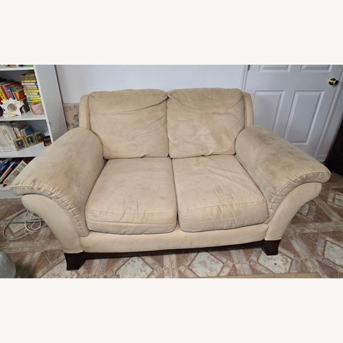 Used Comfy Beige Loveseat for sale on AptDeco