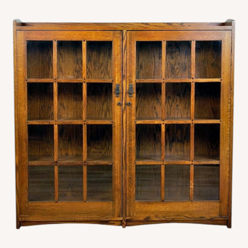 Used Restoration Hardware Dark Brown Wood Bookcase for sale on AptDeco