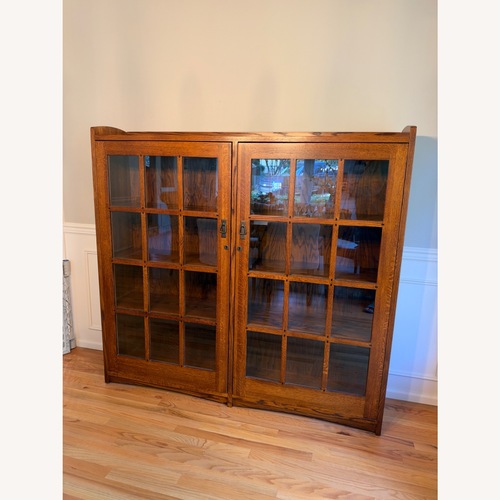 Used Restoration Hardware Dark Brown Wood Bookcase for sale on AptDeco
