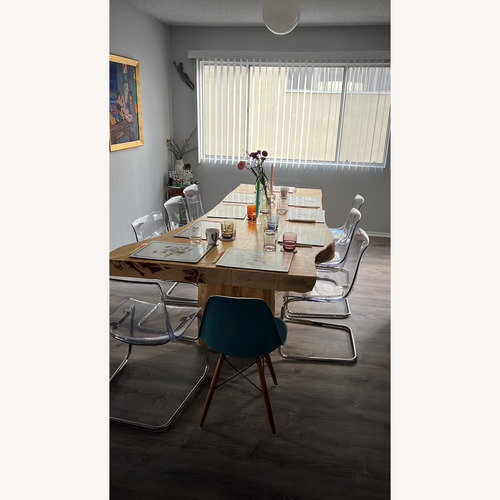 Used Dining Table Handcrafted from Solid Cedar for sale on AptDeco
