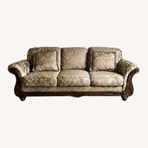 Used Vintage/Antique Finds Light Brown 3+ Seater Sofa for sale on AptDeco
