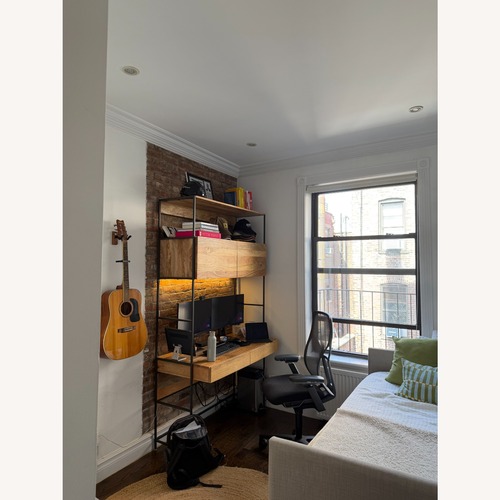 Used West Elm Industrial Desk W Storage for sale on AptDeco