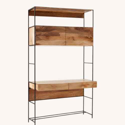Used West Elm Industrial Desk W Storage for sale on AptDeco
