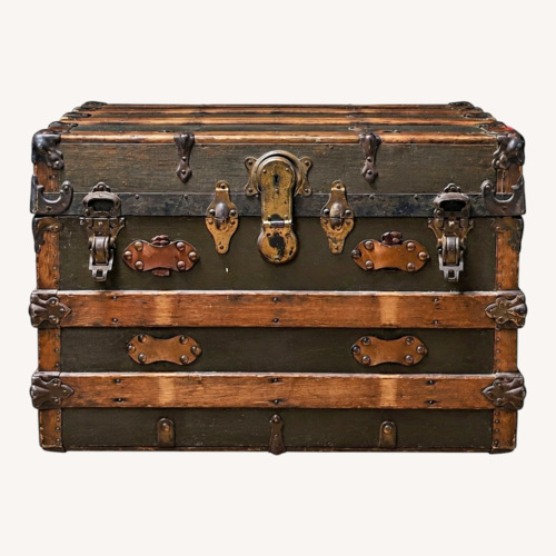 Used Antique c. 1918–1929 American Railway Trunk for sale on AptDeco
