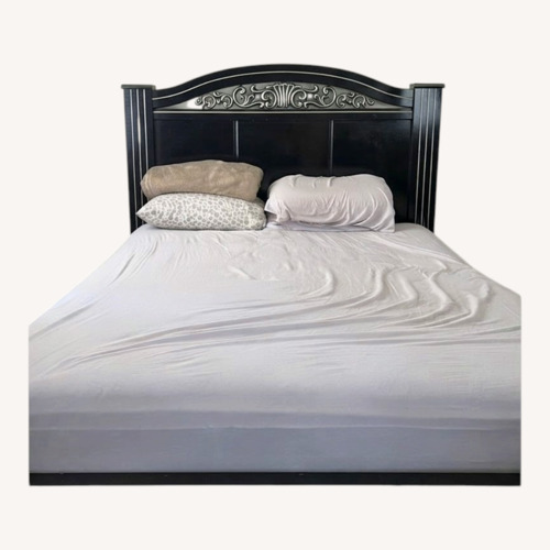 Used Queen Bed Frame + Headboard for sale on AptDeco