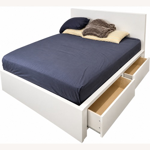 Used IKEA MALM Storage Bed Frame for sale on AptDeco