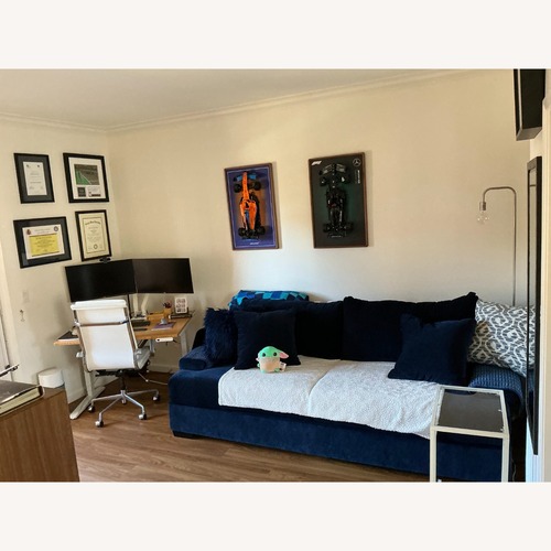 Used Blue Sleeper Sofa for sale on AptDeco