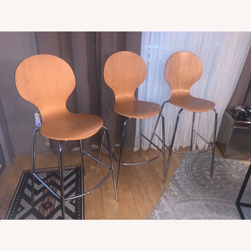 Used Crate & Barrel Bar Felix Bentwood Stools for sale on AptDeco