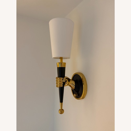 Used Jonathan Adler Brass Hand Sconce for sale on AptDeco