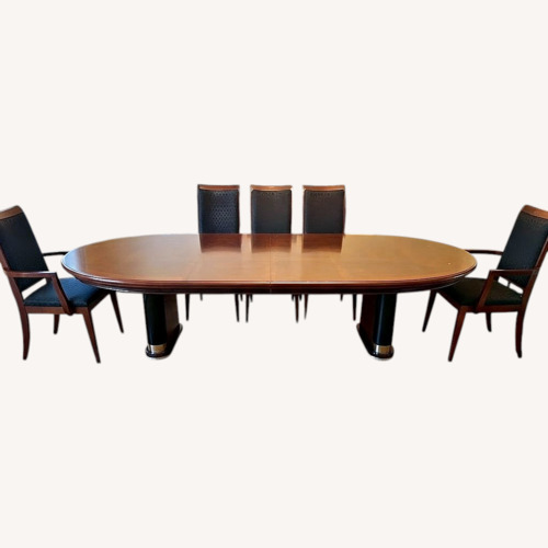 Used Elegant Vintage Mahogany Dining Table for sale on AptDeco