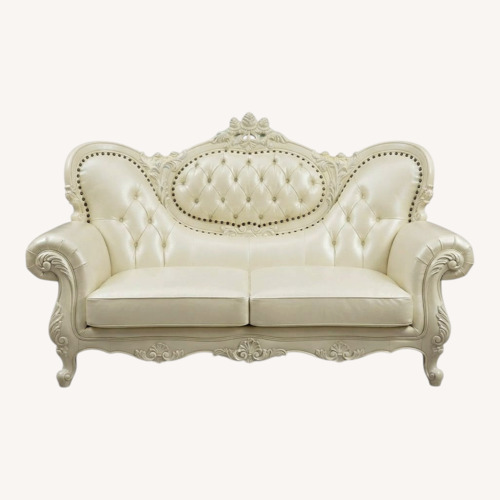 Used Vintage/Antique Finds White 2 Seater Sofa for sale on AptDeco