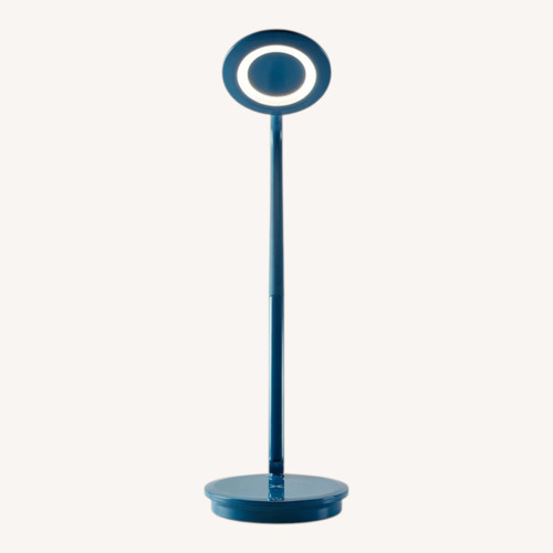 Used Blue Metal Table Lamp for sale on AptDeco