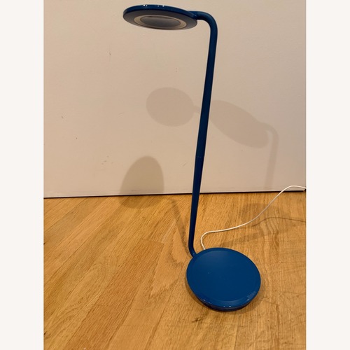 Used Blue Metal Table Lamp for sale on AptDeco