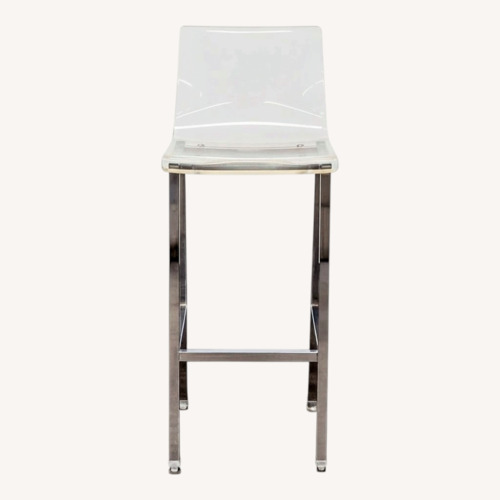 Used Crystal Bar Stool Set, 3 Pieces for sale on AptDeco