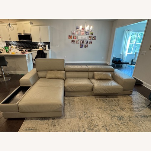 Used Zuri Furniture Light Brown 3+ Piece Sectional for sale on AptDeco