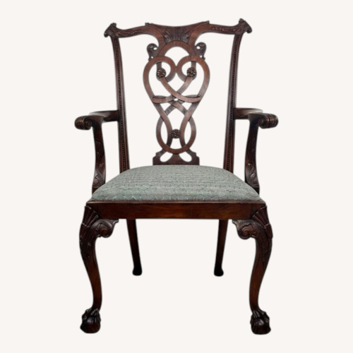 Used Vintage Maitland-Smith Chippendale Carved Armchair for sale on AptDeco
