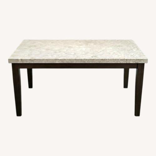 Used Bob's Discount Furniture Marble Dining Table for sale on AptDeco