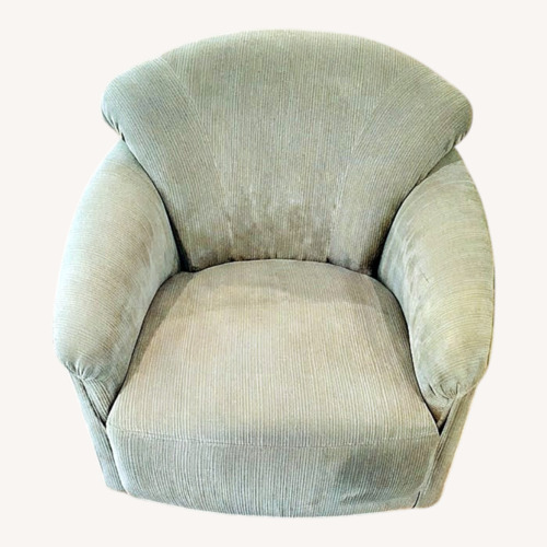 Used Green Fabric Accent Chair for sale on AptDeco