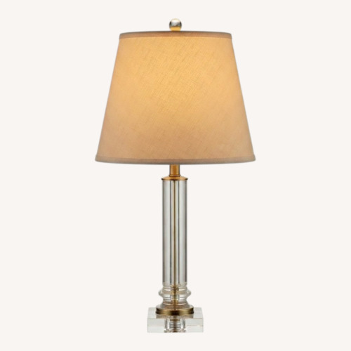 Used Natural Glass Table Lamp for sale on AptDeco