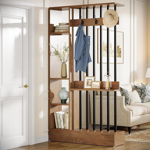 Used Light Brown Wood Wall Unit for sale on AptDeco