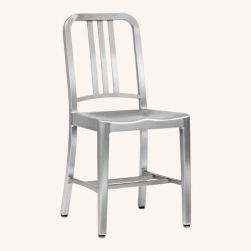 Used 1006 Navy Aluminum Chair for sale on AptDeco