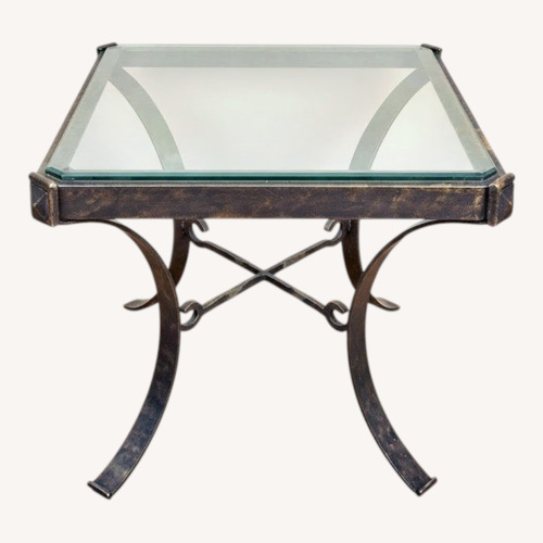 Used Transparent Glass Side Tables for sale on AptDeco