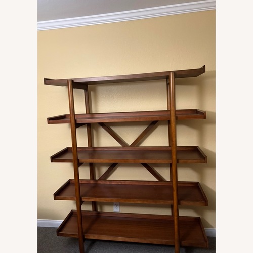 Used Lyncott 70” Brown Bookcase for sale on AptDeco