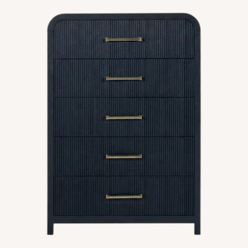 Used Ridgemont Black Dresser Chest of Drawers for sale on AptDeco