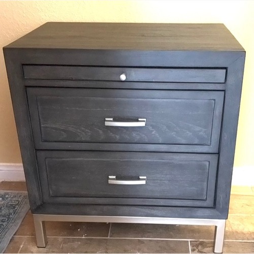 Used Magnussen Home Dark Brown Nightstand for sale on AptDeco