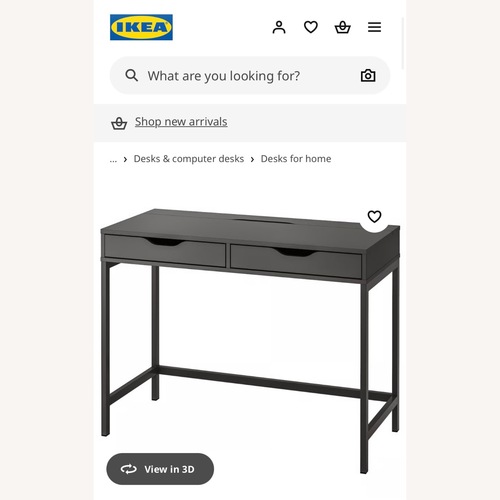 Used IKEA Alex Dark Gray Desk for sale on AptDeco