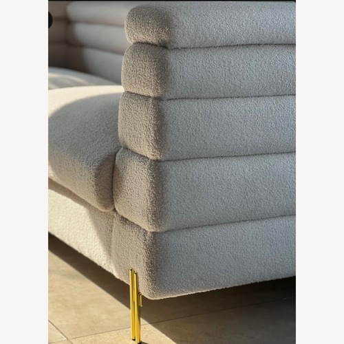 Used Art Deco Curved Statement Sofa for sale on AptDeco
