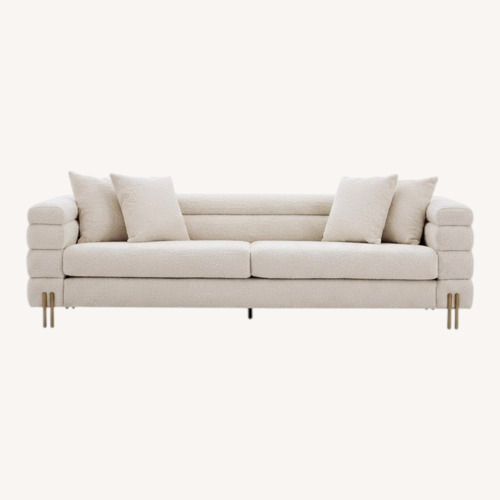 Used Art Deco Curved Statement Sofa for sale on AptDeco