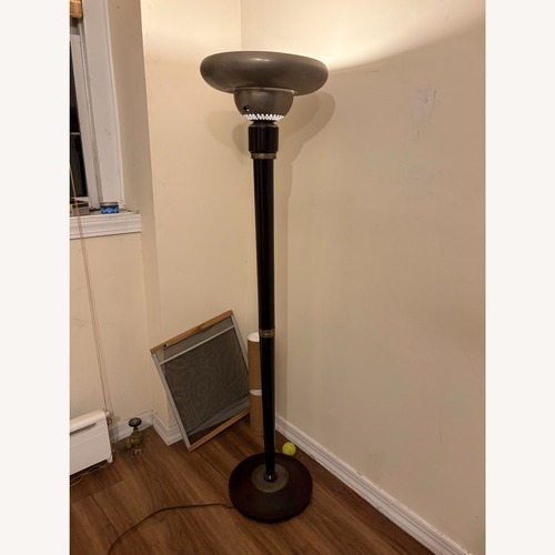 Used Mahogany, Art Deco Floor Lamp for sale on AptDeco