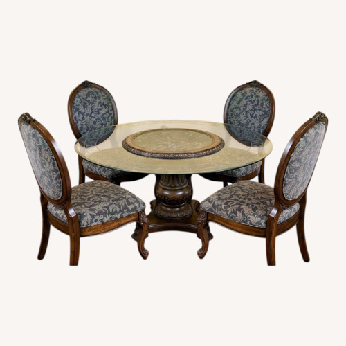 Used Vintage Dining Set - Marble for sale on AptDeco