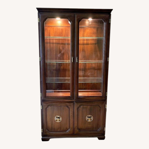 Used Dark Brown Wood Sideboard for sale on AptDeco