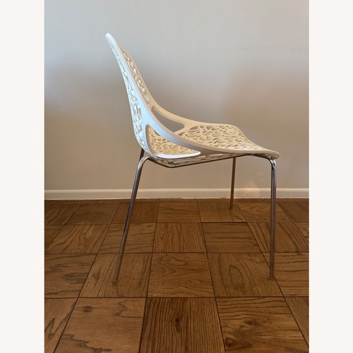 Used Room & Board White Plastic Dining Chair for sale on AptDeco