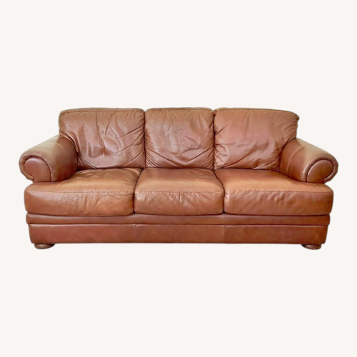 Used Red Brown Sofa for sale on AptDeco