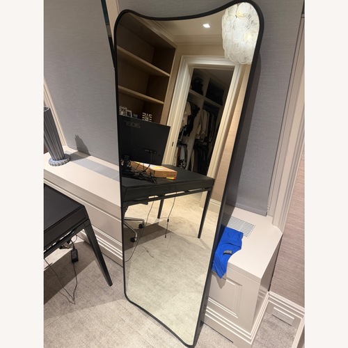 Used Black Luxury Floor / Wall Full-Length Mirror for sale on AptDeco