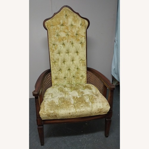 Used Lewittes Cane High Back Chair for sale on AptDeco