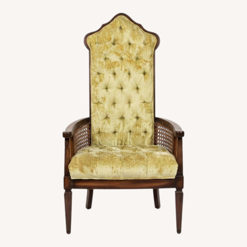 Used Lewittes Cane High Back Chair for sale on AptDeco