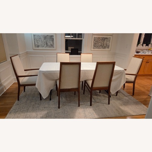 Used Mid Century Modern Dillingham Walnut Dining Chairs for sale on AptDeco