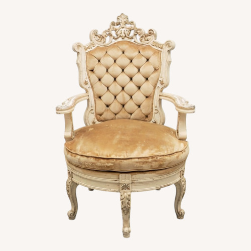Used Vintage/Antique Finds Gold Armchair for sale on AptDeco