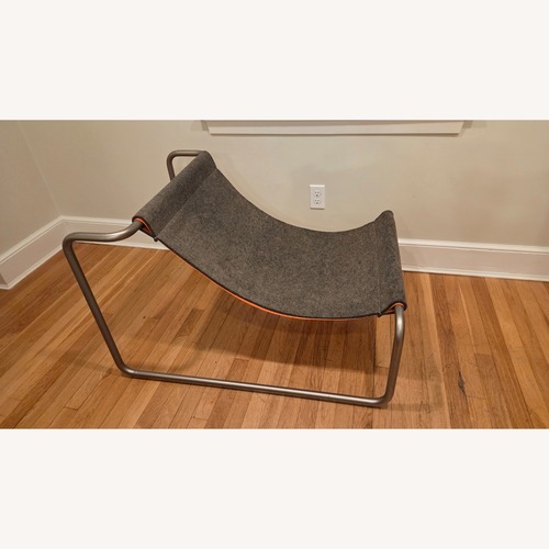 Used Mid Century Modern Thick Felt Sling Chair for sale on AptDeco