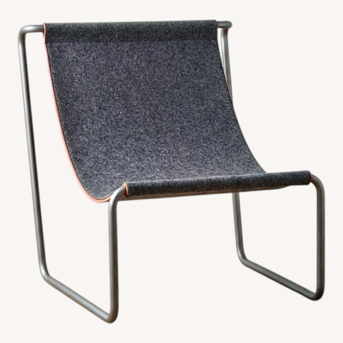 Used Mid Century Modern Thick Felt Sling Chair for sale on AptDeco