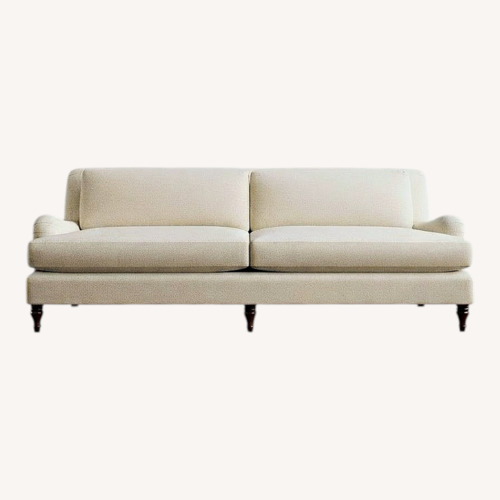 Used Pottery Barn Carlisle Light Gray Fabric 3+ Seater Sofa for sale on AptDeco