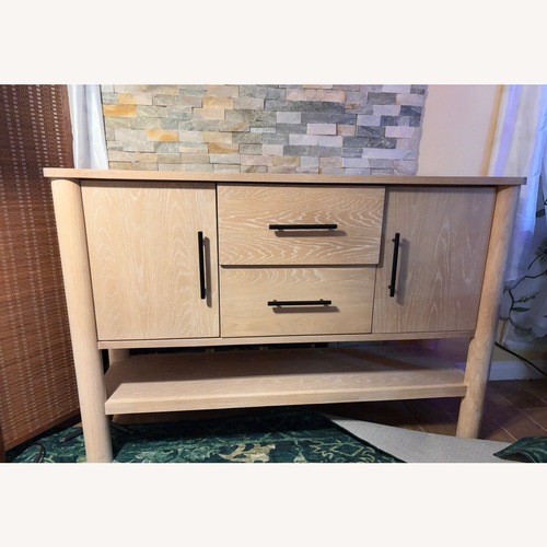 Used Gabby Brown Oak 54” Side Server Buffet for sale on AptDeco