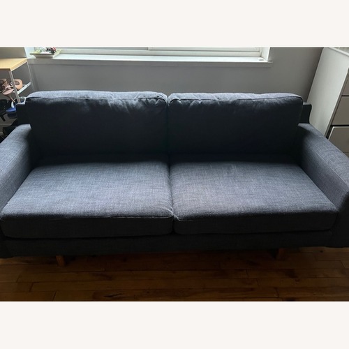 Used West Elm Blue Harper Sofa for sale on AptDeco