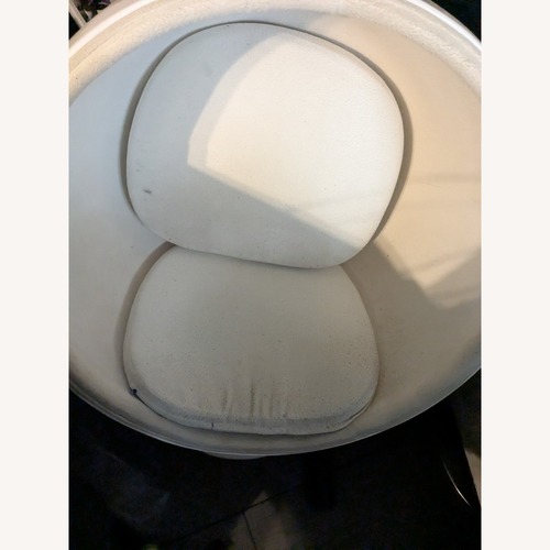 Used Eero Aarnio White Plastic Accent Chair for sale on AptDeco