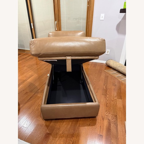 Used Raymour & Flanigan Light Brown Sleeper Sofa for sale on AptDeco
