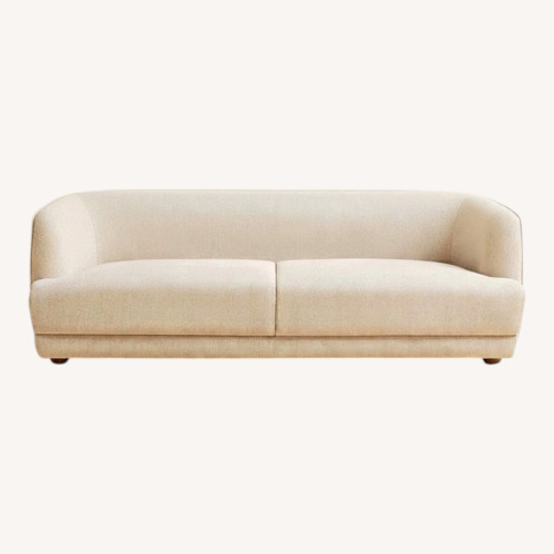 Used Mid in Mod Venus Cream Fabric Sofa for sale on AptDeco